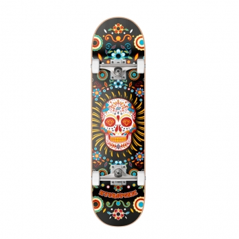 Complete Skate MEXICAN SKULL Black