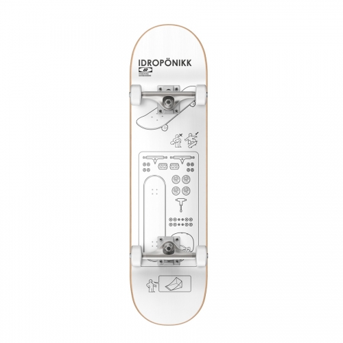 Skate Completo HYKEA White