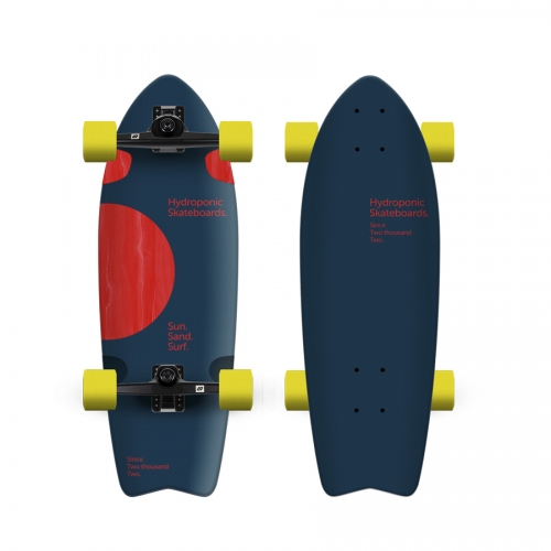 Surfskate FISH 28'' Lunar Navy / Red