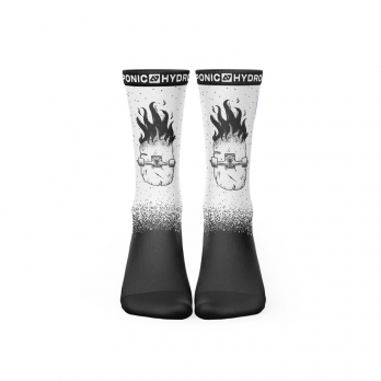 Socks FLAGSHIP Skate Burner White