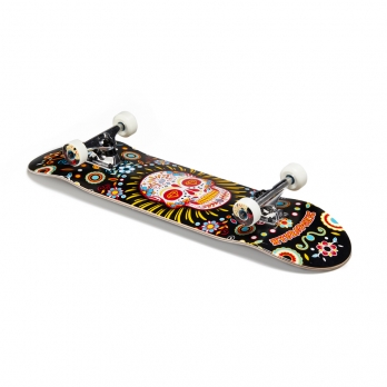 Complete Skate MEXICAN SKULL Black 2