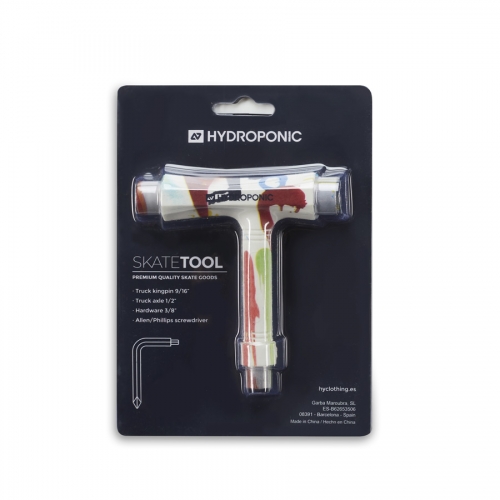 Llave Skate T-TOOL PRINT Blanco Tie Dye