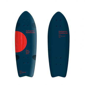 Surfskate / Cruiser Deck FISH 28'' Lunar Navy / Red