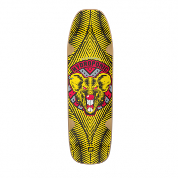 Skate Deck BULLET Mike Yellow Pool Shape