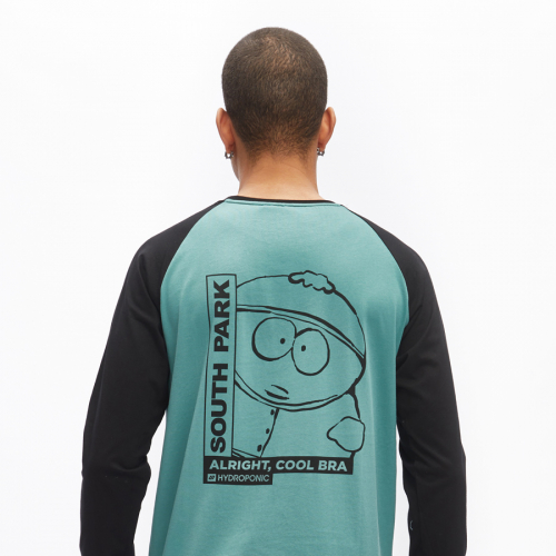 Camiseta de Manga Larga SOUTH PARK CARTMAN ALRIGHT Black / Jade