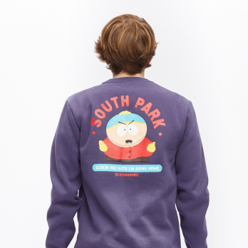 Crewneck SOUTH PARK CARTMAN Violet Blue