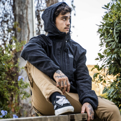 Sudadera Polar RIVER Black Anthracite