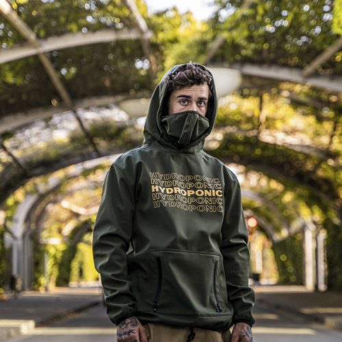Softshell Sudadera con Capucha DH BARK Army Green