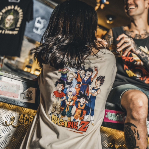 Camiseta DRAGON BALL Z GROUP Sand