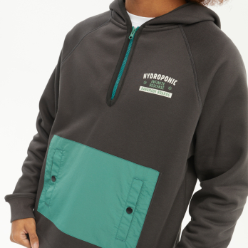 Hoodie INFINITE Charcoal / Green 2