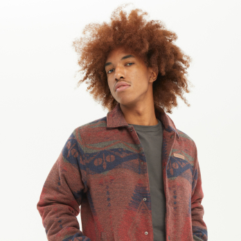 Chaqueta TIMBER Navy Orange Navajo