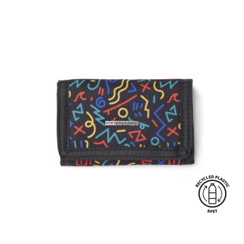 Wallet BRIDGE Black Doodle