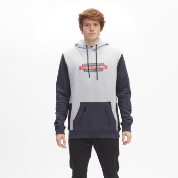 Sudadera con Capucha DH CREW Heather Grey / Navy 2
