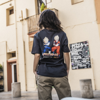 Camiseta DBZ SAIYAN 2 Charcoal