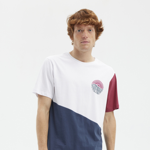 Camiseta ONOFRE White / Blue / Plum