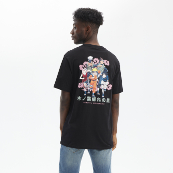 T-Shirt Youth NARUTO GROUP Black