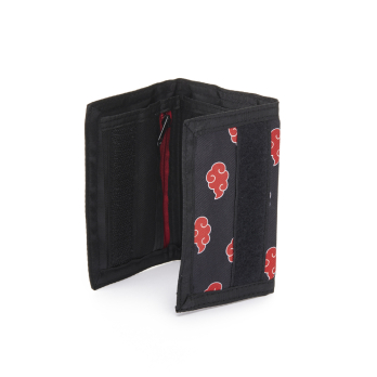 Cartera BRIDGE NARUTO Black Clouds 2