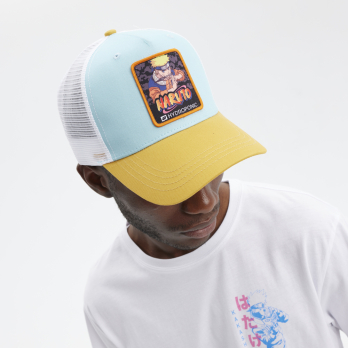 Cap NARUTO Light Blue / Yellow / White 2