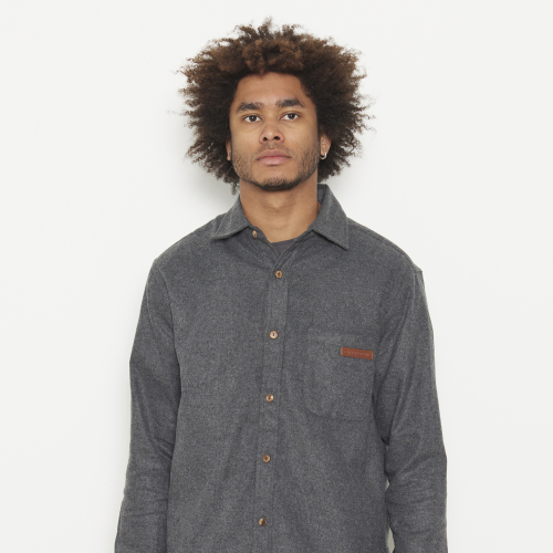 Camisa MARINE Anthracite Flannel
