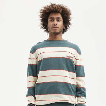 Knitting SCRUM Teal Green / Off White 2