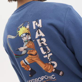 Sudadera sin Capucha NARUTO PARCHMENT Atlantic Blue 2