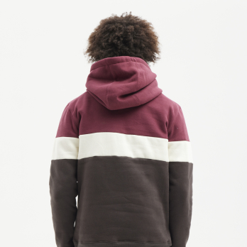 Hoodie HARLEM Anemone / White / Charcoal 2