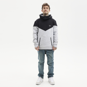 Hoodie DH PLOW Black / Heather Grey 2