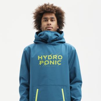 Softshell Hoodie DH FOLK Blue Coral 2