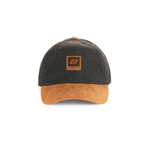 Gorra HY CORP Anthracite Felt / Tan Suede