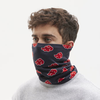 Neckwarmer NECK NARUTO Black Clouds