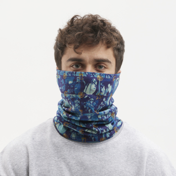 Calentador de Cuello NECK NARUTO Blue Frame