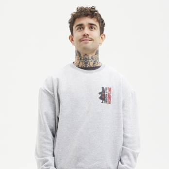 Crewneck Youth NARUTO ITACHI Heather Grey 2