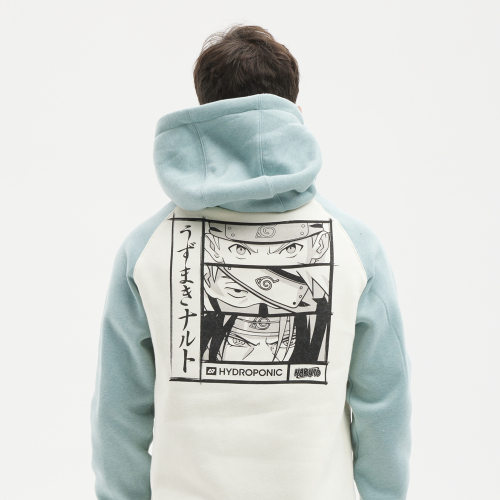 Sudadera con Capucha Niño NARUTO LOOK Heather Acqua / Off White