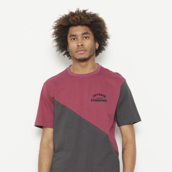 Camiseta CUTBACK Anemone / Charcoal / Black