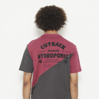 T-Shirt CUTBACK Anemone / Charcoal / Black 2