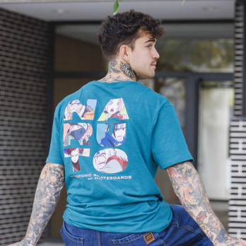 T-Shirt NARUTO TYPE Teal Green