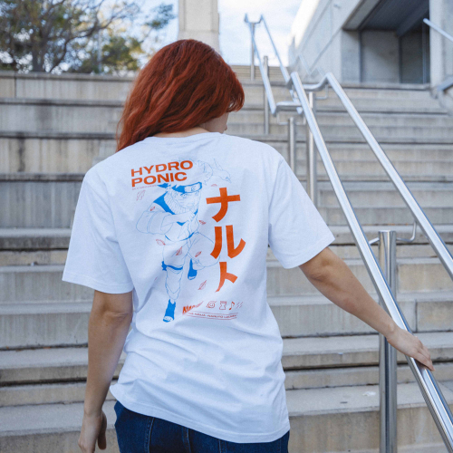 T-Shirt NARUTO LEAF VILLAGE White