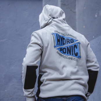 Hoodie DH BANNER Moss Grey
