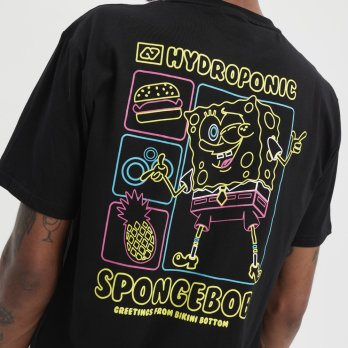 T-Shirt SPONGE BOB NEON Black 2