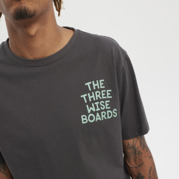 T-Shirt WISE BOARDS Charcoal 2