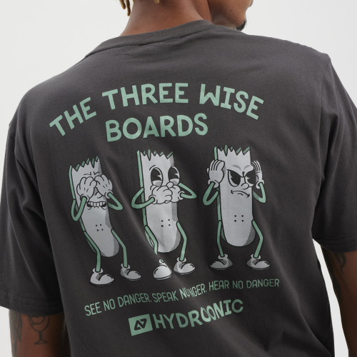 Camiseta WISE BOARDS Charcoal