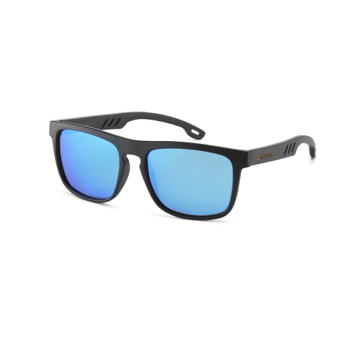 Sunglasses EW PARK Black + Blue Mirror