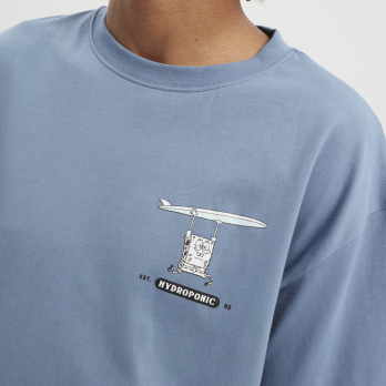 T-Shirt Youth SPONGE BOB SURF Blue Grey 2