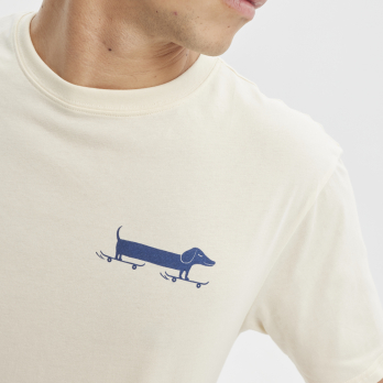 T-Shirt Youth DACHSHUND Cream 2