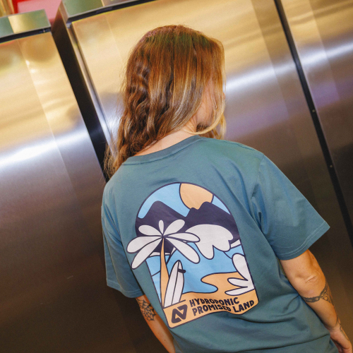 T-Shirt PROMISED LAND Teal Green