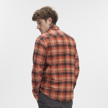 Shirt NOLAN Orange Check 2