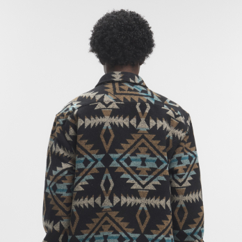 Shirt - Jacket HURON Black Navajo 2