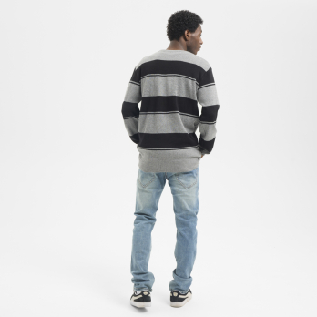 Knitting DRONE Heather Grey Black 2