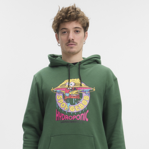 Sudadera con Capucha BOB ESPONJA MOUTH Dark Green