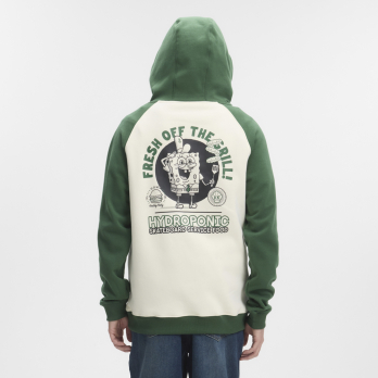 Sudadera con Capucha BOB ESPONJA FRESH Dark Green Off White
